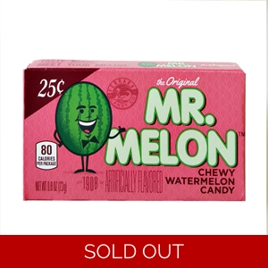 Ferrara Mr Melon Candy Chewy Watermelon Candy 23g Box